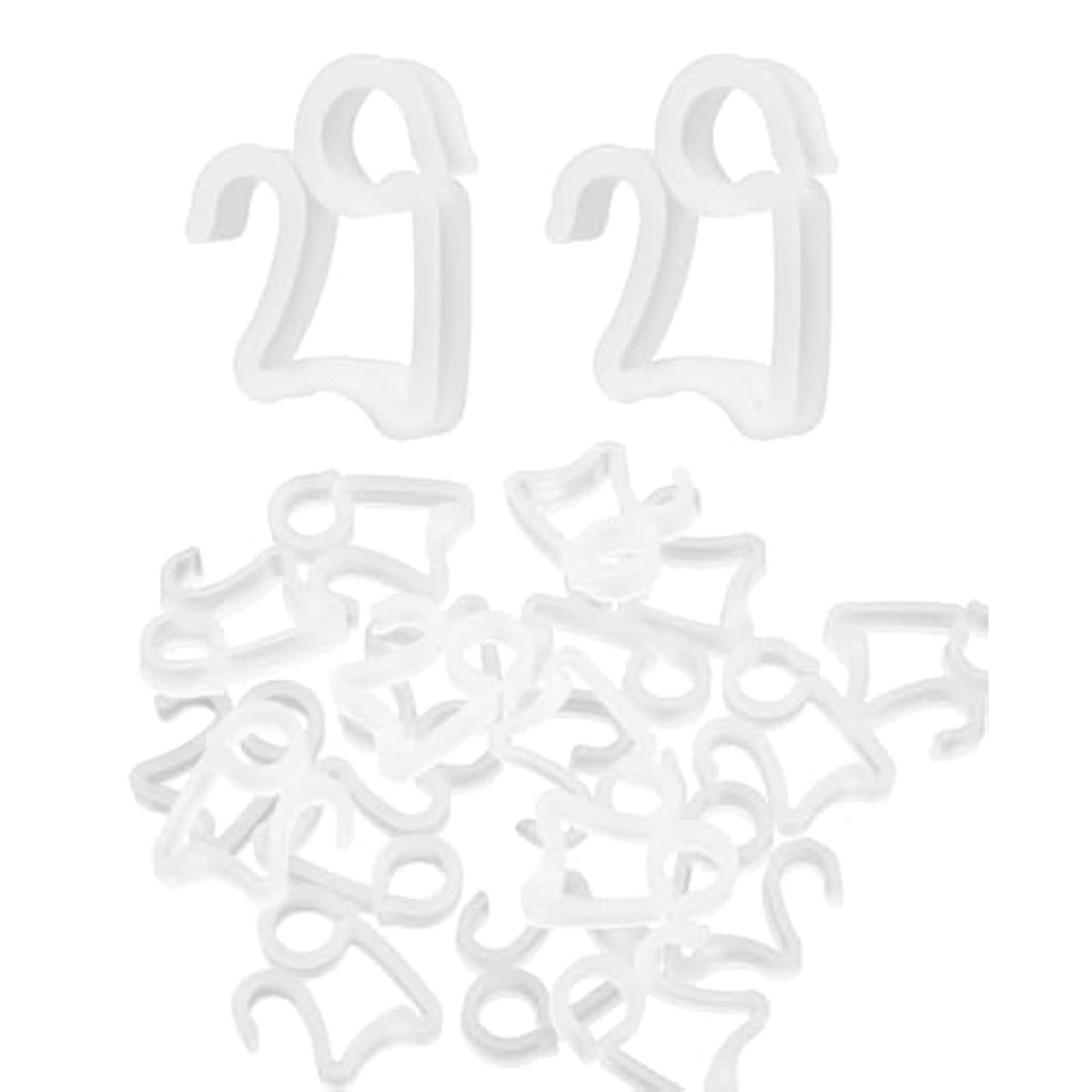 200 Pcs Gutter Hooks For Hanging Outdoor Lights, Gutter Light Clips For Christmas Halloween