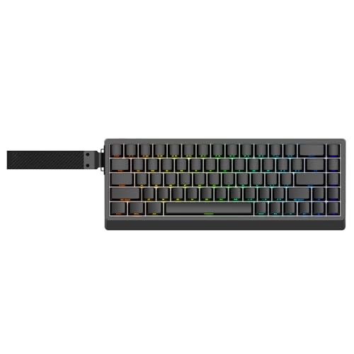 Nd68 68 Keys Wired Magnetic Switch Keyboard, 0.005Mm Rt Accuracy, 8Khz Polling Rate/Latency As 0.125Ms/256Khz Single Key Scan Rate/Argbhot Swappable,Gasket Structure Gaming Keyboardblack