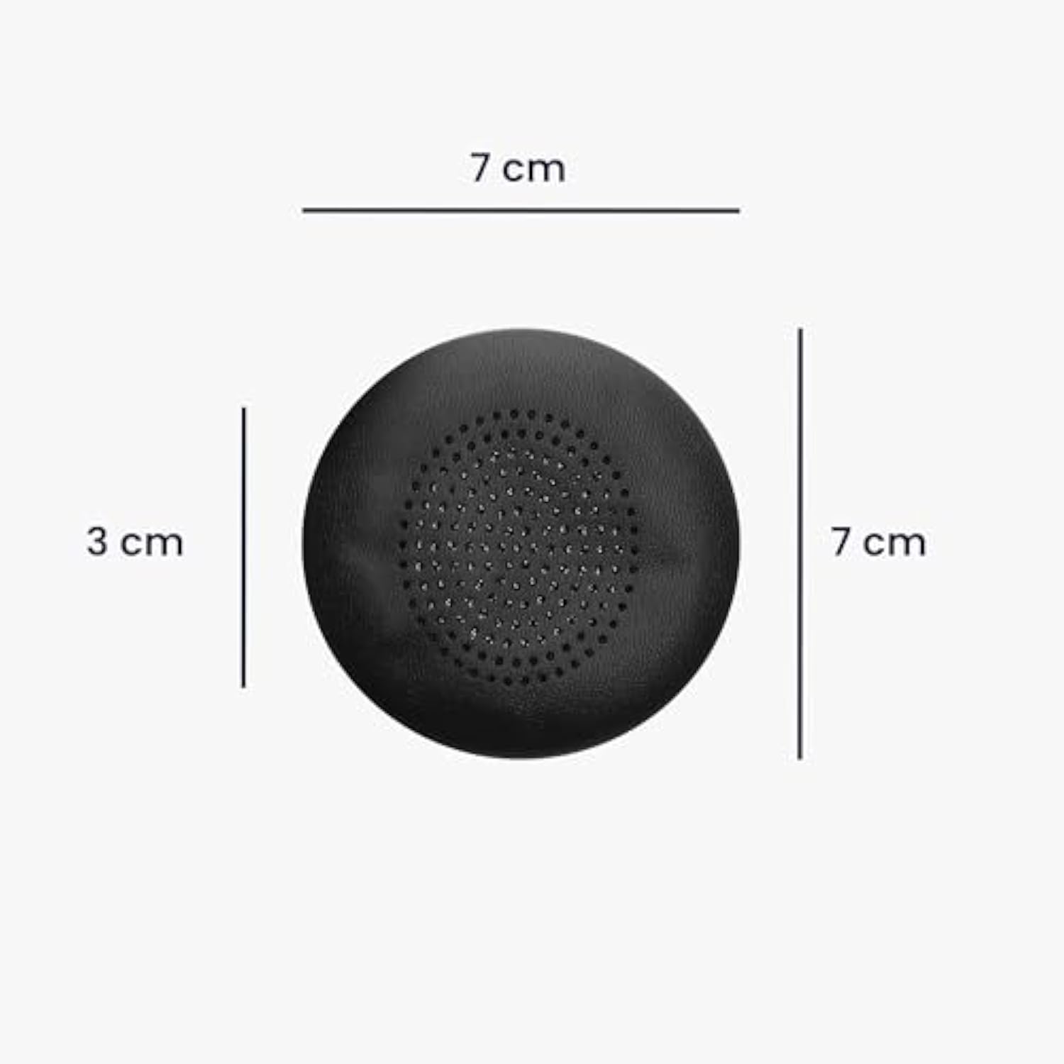 kwmobile Ear Pads Compatible with Logitech Zone 900 / Zone Wireless Plus Earpads - 2X Replacement for Headphones - Black