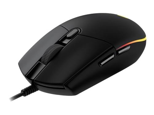 203 Prodigy Wired Gaming Mouse, 8,000 Dpi, Rgb, Lightweight, 6 Programmable Buttons, On-Board Memory, Compatible With Pc/Mac - Blue