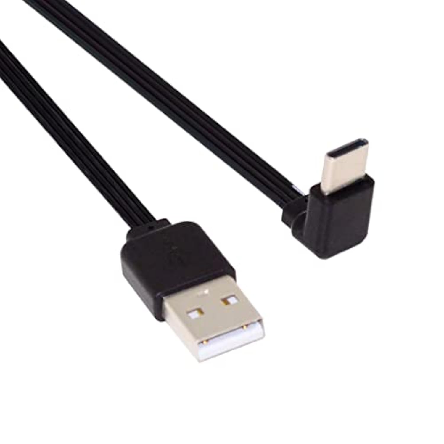 xiwai USB 2.0 Male to USB-C Type-C Up Down Angled 90 Degree Data Flat Slim FPC
