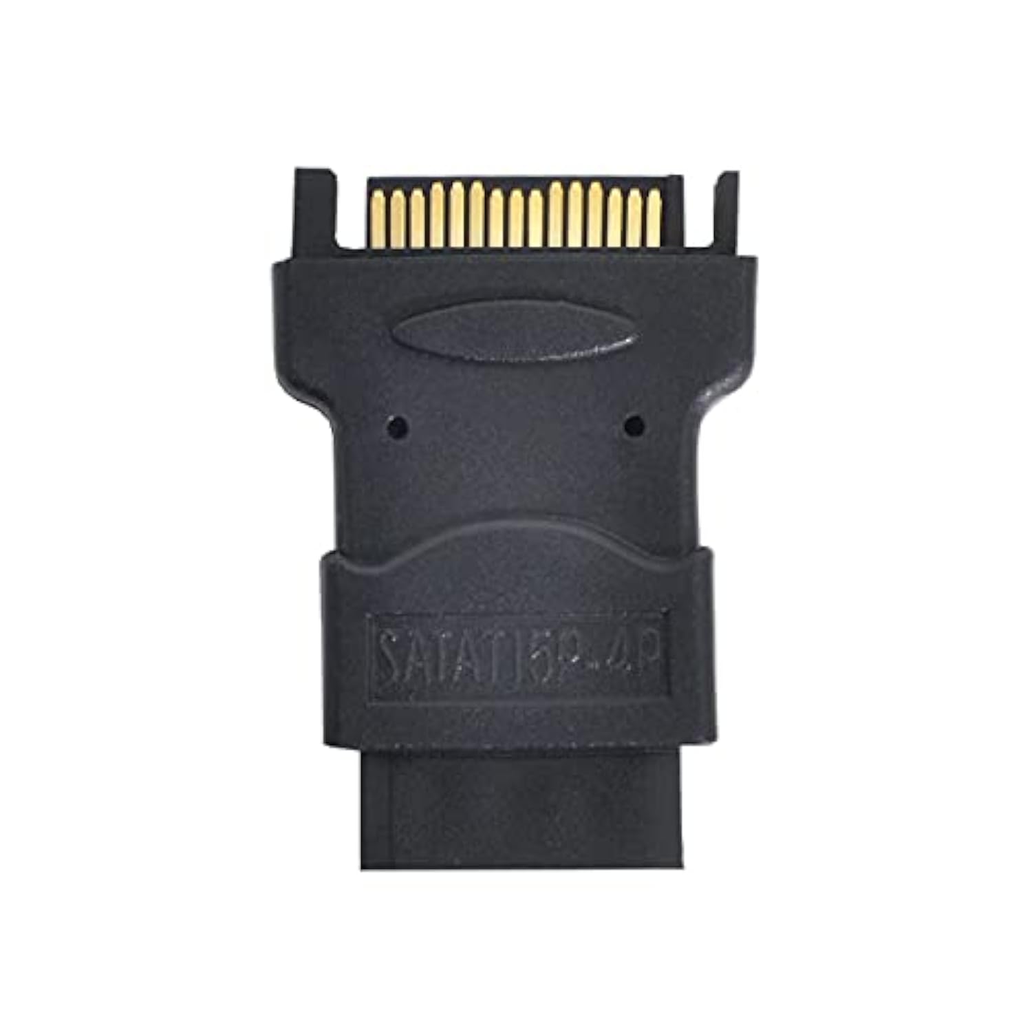 Cablecc 15Pin SATA Male Power Cable to Molex 4-pin IDE Hard Disk Drive Power A