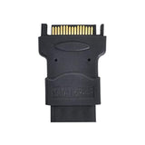 Cablecc 15Pin SATA Male Power Cable to Molex 4-pin IDE Hard Disk Drive Power A