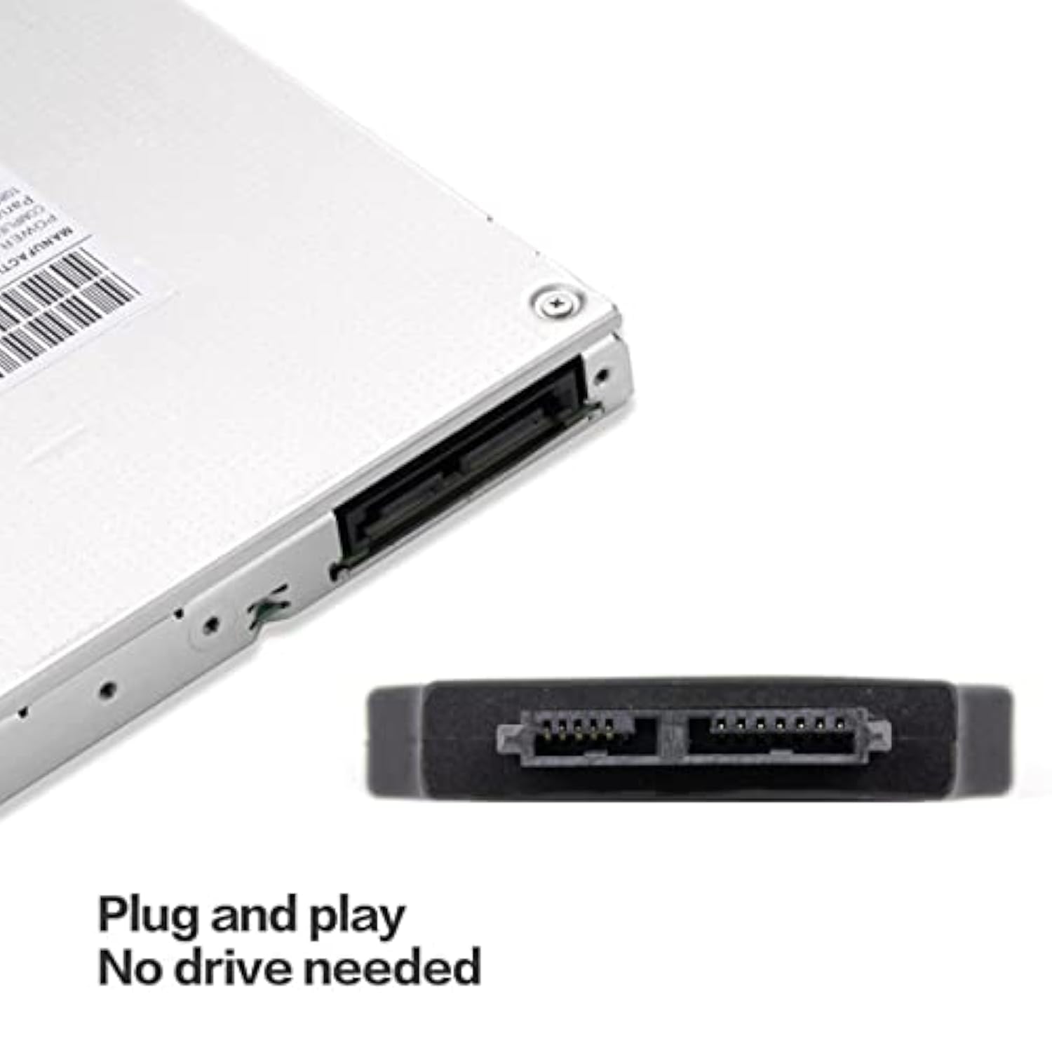 Sata 22Pin Male To Slimline Sata 13 Female Laptop Cd-Rom Convertor Adapter