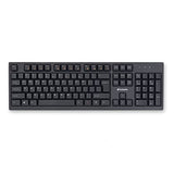 Slimline Wireless Keyboard 2.4Ghz Usb Plug-And-Play Numeric Keypad Adjustable Tilt Legs Wireless Full-Size Computer Keyboard Compatible With Pc, Laptop -Frustration Free Packaging Black 70738