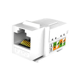 Cat6 Keystone Jack 90° Angled Rj45 Keystone Jack Ethernet Punch Down Keystone