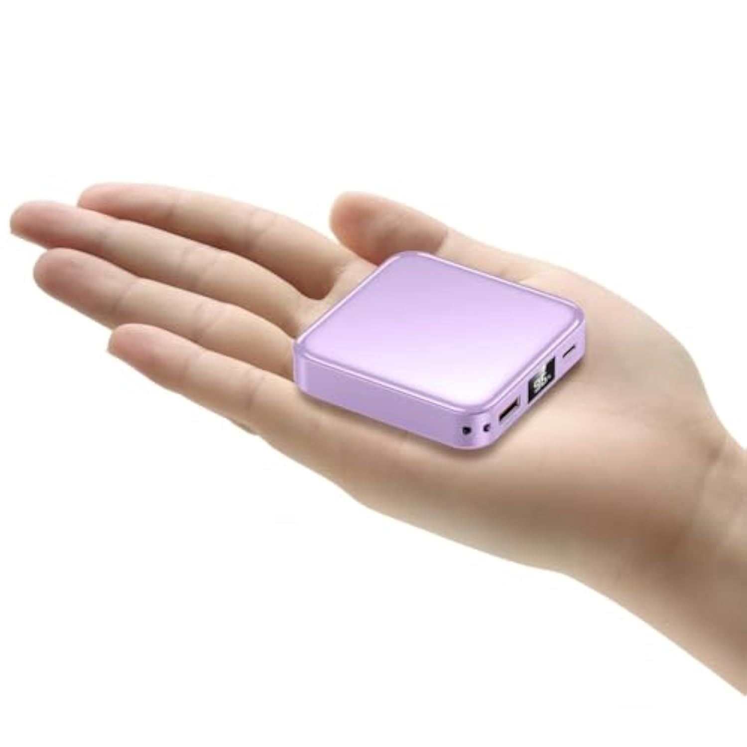 10000Mah Small Power Bank?Fast Charge Mini Portable Charger, Usb C Input/Output With External Battery Pack, Smart Led Display?Suitable For Iphone, Samsung, Ipad And Tablets.