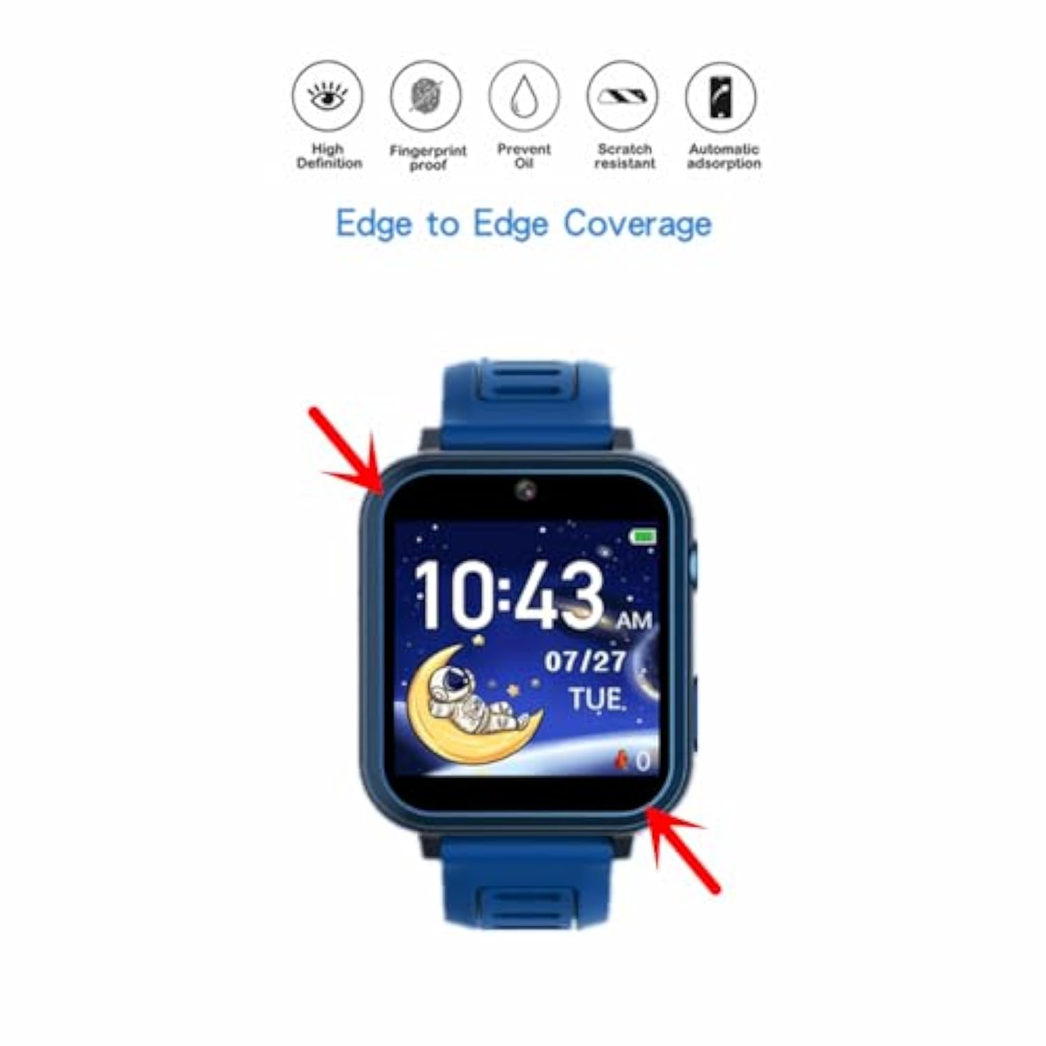 Screen Protector For S16 1.54 Inches Smart Watch, Hd Pet Protective Film Compatible For Phyulls S16 Smart Watch [6Pcs]