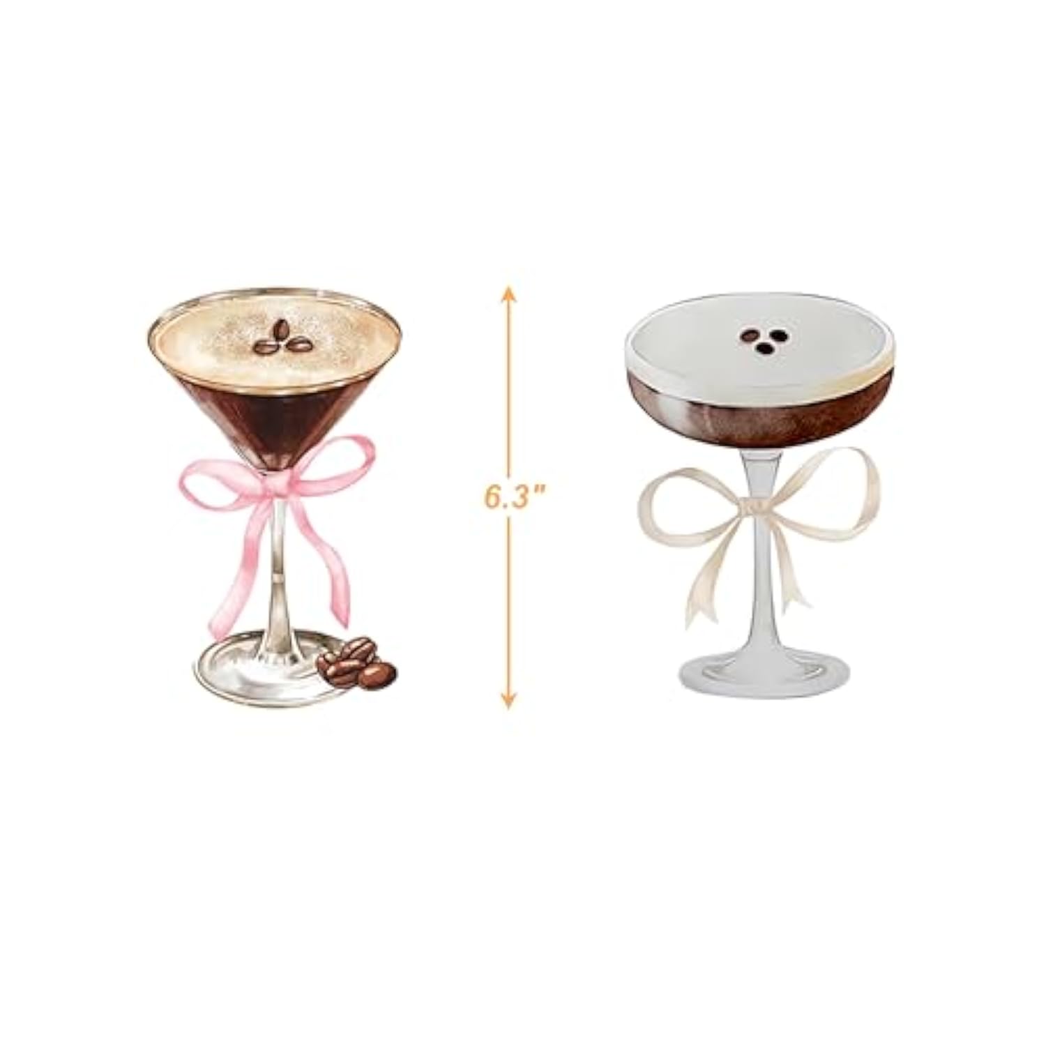 Glitter Espresso Martini Banner – “A Tini Bit Older” Birthday Decoration for Cocktail Party