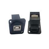 Usb 2.0 D Panel Mount Connector Usb B To Usb A Adapter Solderless Socket Femal