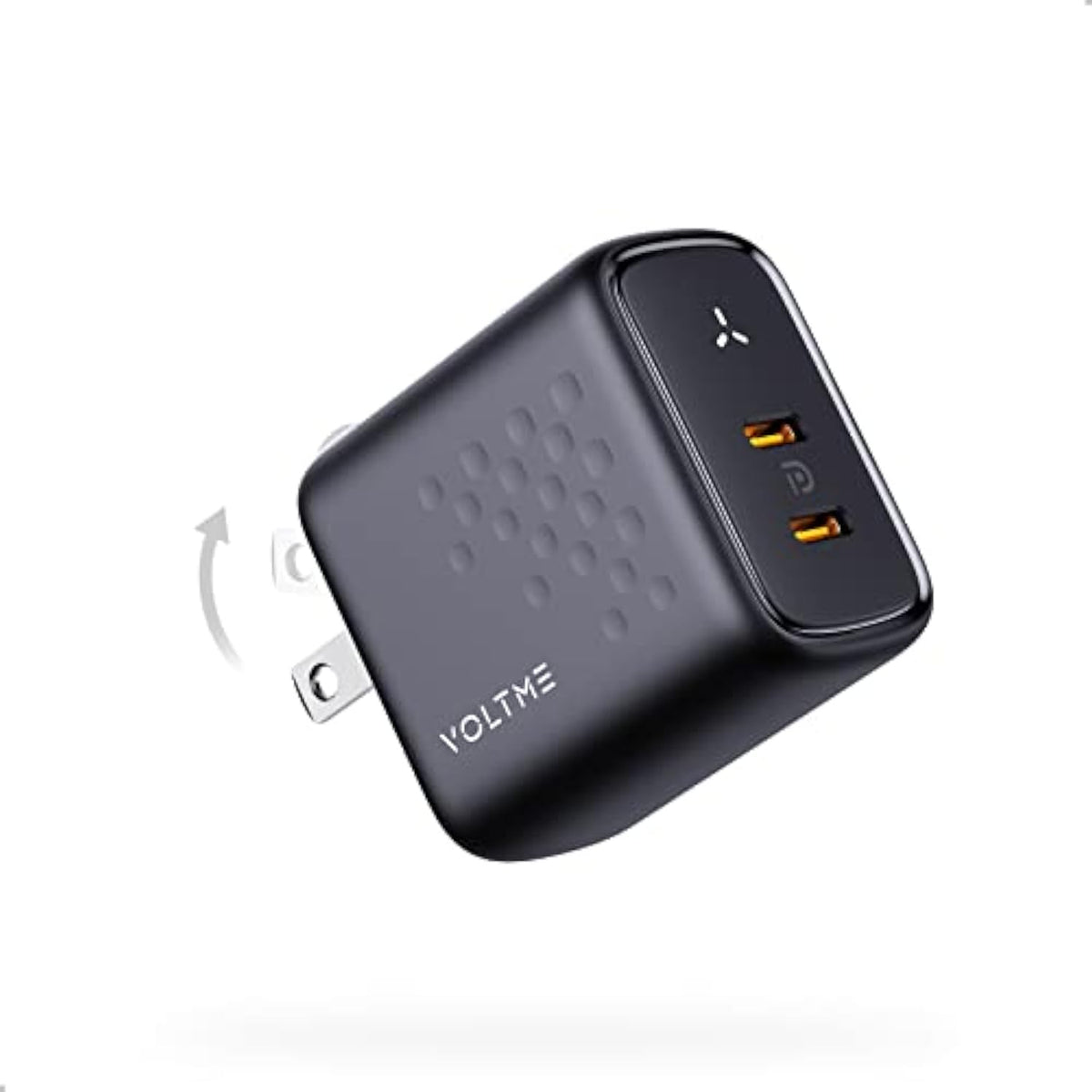 Usb C Charger, 35W Usb Wall Charger Block, Pps Dual Usb-C Port Compact Foldable Power Adapter For Macbook Air, Iphone 14/13/Mini/Pro/Pro Max, Ipad Pro/Air, Galaxy And More