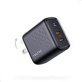 Usb C Charger, 35W Usb Wall Charger Block, Pps Dual Usb-C Port Compact Foldable Power Adapter For Macbook Air, Iphone 14/13/Mini/Pro/Pro Max, Ipad Pro/Air, Galaxy And More