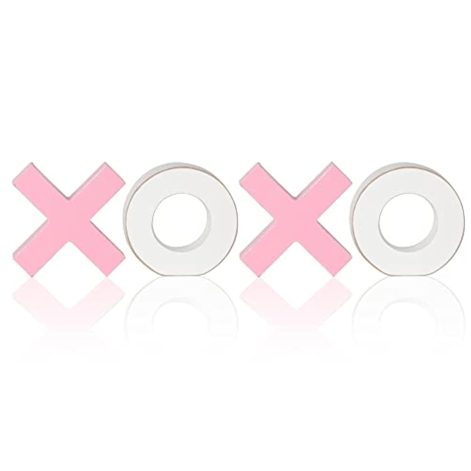 Xoxo Valentine'S Day Decor Valentines Decorations Wooden Sign Tiered Tray Decor Romantic Table Centerpiece Tabletop Wood Décor For Home Wedding Party