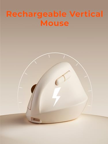 Ergonomic Vertical Wireless Mouse For Small Hands,2.4Ghz / Bt Optical Vertical Mice With Ergo Design For Comfort And Reduced Wrist Strain,3 Multi-Device Connectivity For Computer/Pc/Laptop