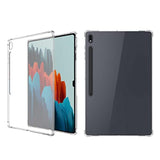 Clear Back Case For 12.4" Samsung Galaxy Tab S8 Plus 2022/S7 Fe 2021/S7 Plus 2