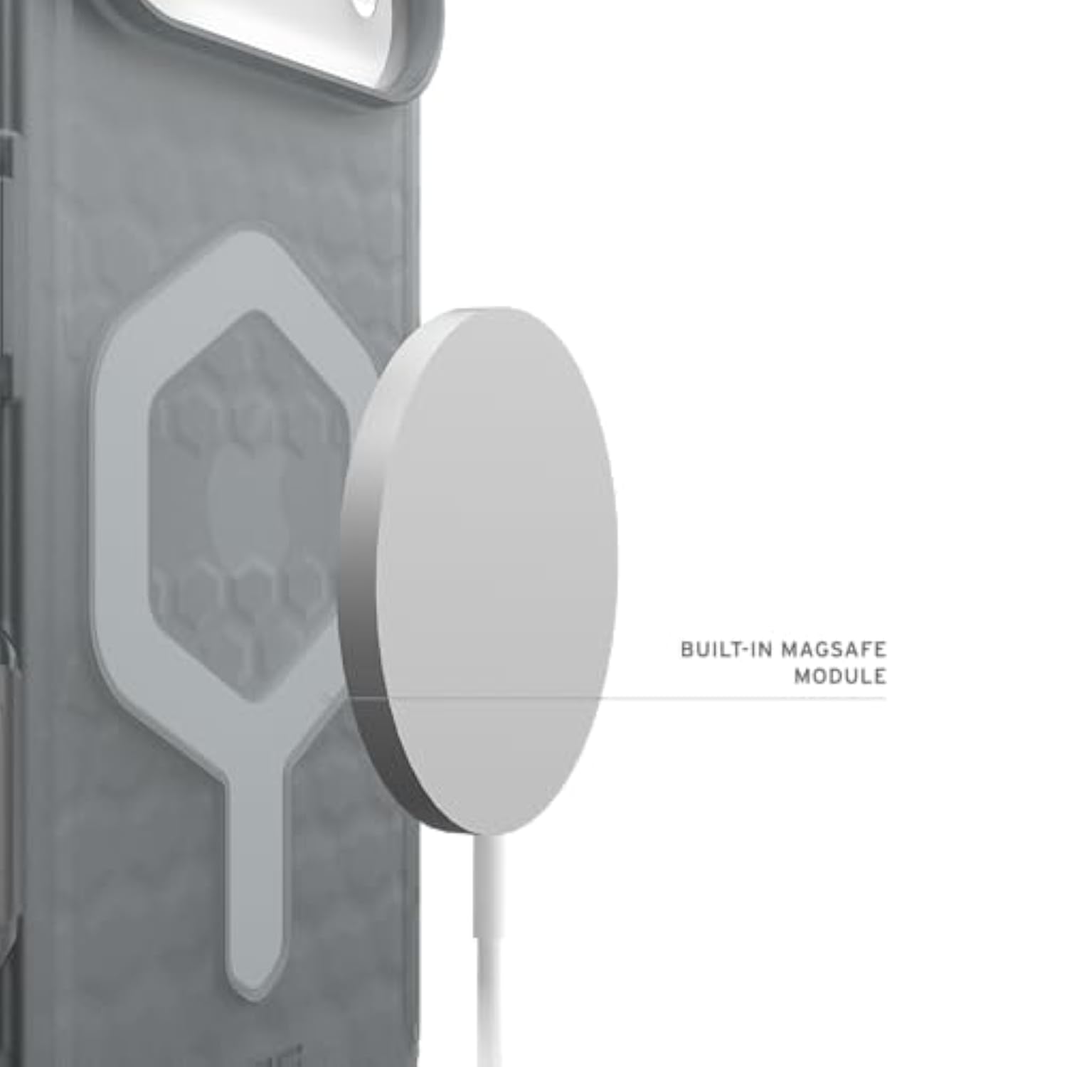 Uag Designed For Iphone Air Case Essential Armor - Compatible With Magsafe Translucent Military Grade Protective Cover, Ash