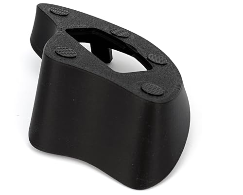 Ergonomic Base/Stand Adjustment, Base Riser Compatible With Logitech Ergo M575 (White And Black) (Black)