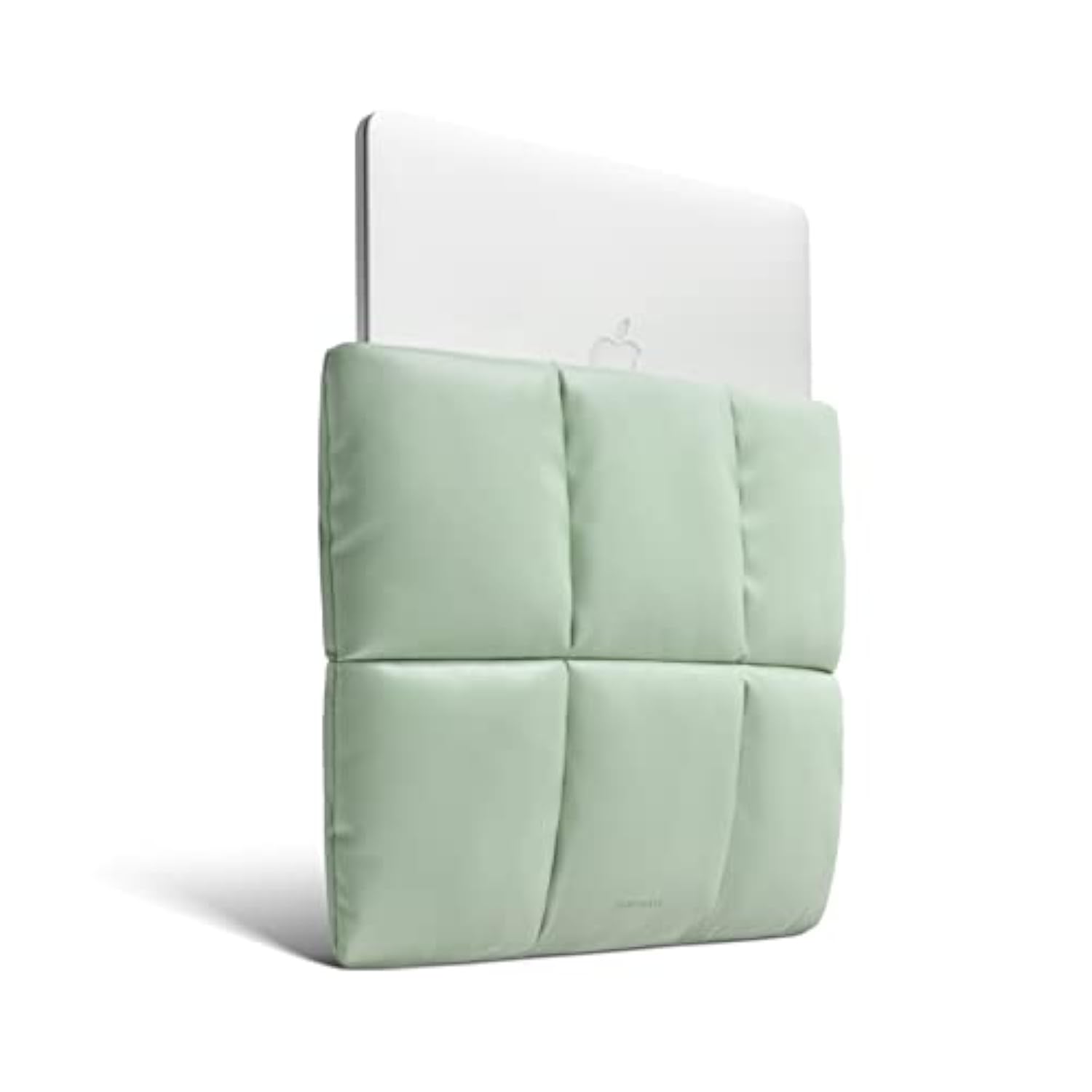 Puffy Laptop Sleeve 13 Inch 14 Inch, Quilted Puffer Laptop Carrying Case, Pillow Case Compatible For Macbook Air M3 2024 M2 M1, Macbook Pro M4 Pro/Max, 13 In 14 In Cover, Sage