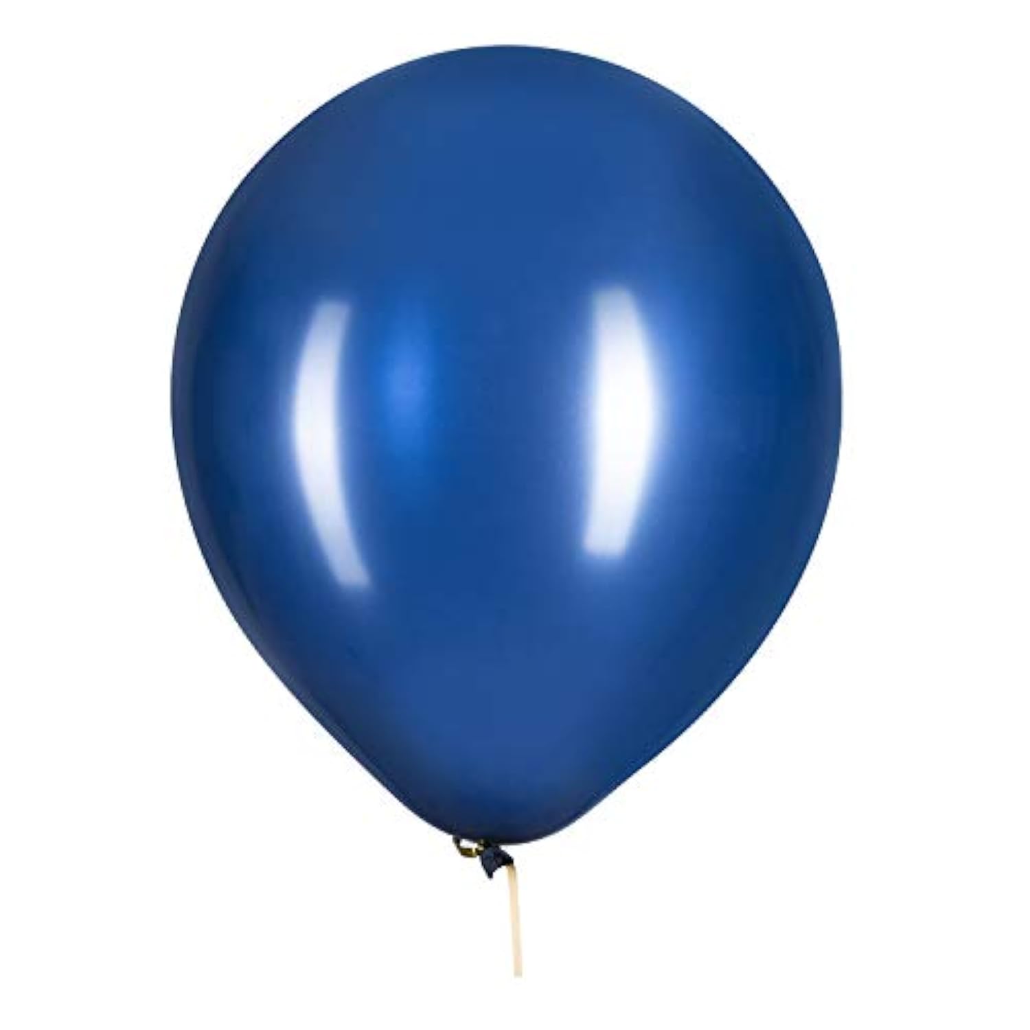 12 Inch Navy Blue And Orange Confetti Latex Balloons For Party Decoration 50 Pcs