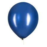 12 Inch Navy Blue And Orange Confetti Latex Balloons For Party Decoration 50 Pcs