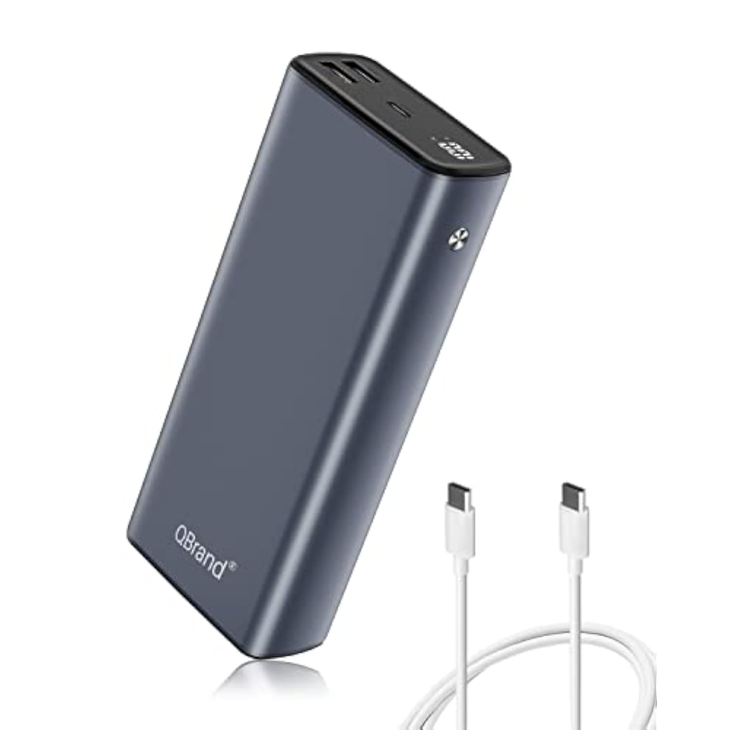 Portable Laptop Charger, 65W Laptop Power Bank 30000Mah Qc 3.0 Portable Charger Power Bank Fast Charging, Dual Usb C Battery Pack For Macbook, Ipad, Dell, Hp, Lenovo, Iphone, Samsung, Switch