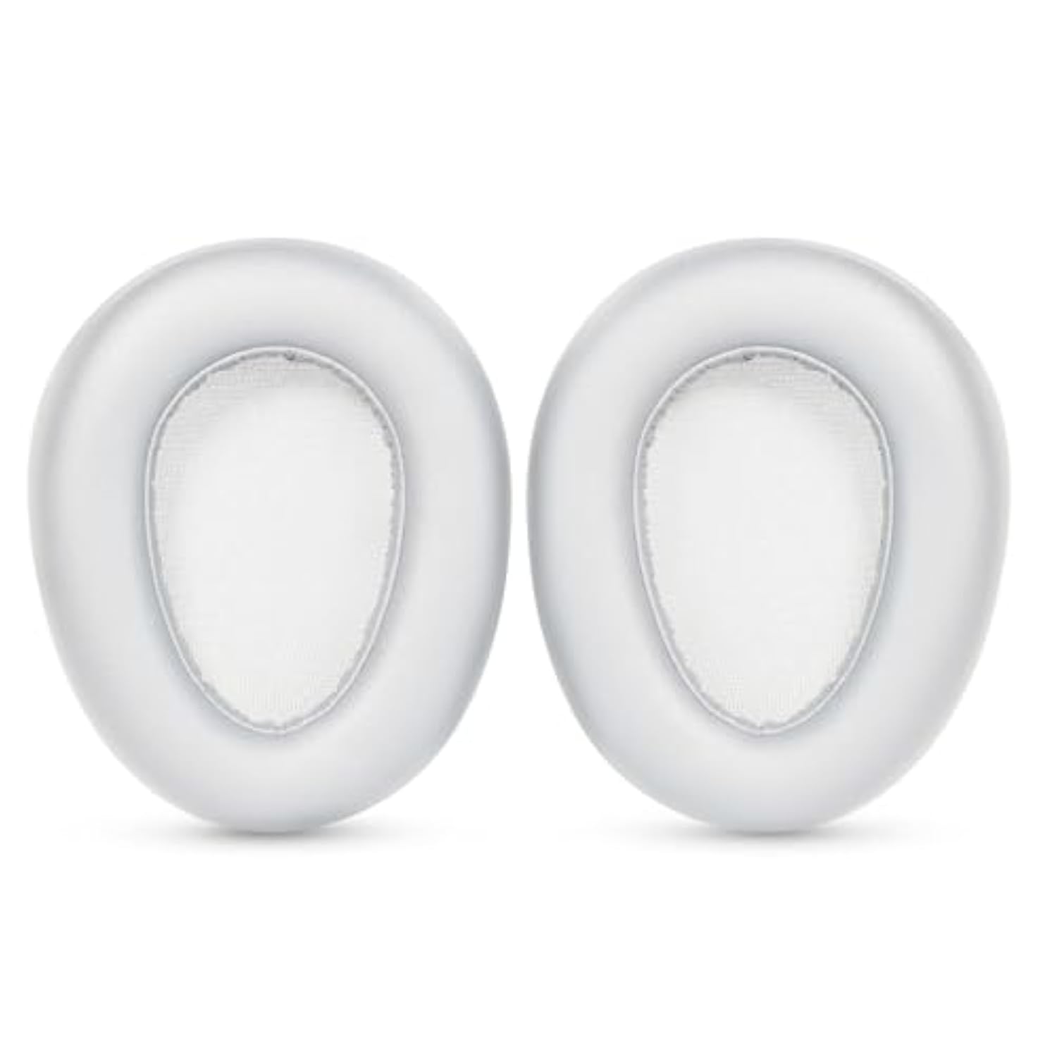 Ear Pads Ear Cushions Compatible With Jlab Jbuds Lux Anc Headphones Replacement Earpads Protein Leather Cover Repair Part (Light Gray)