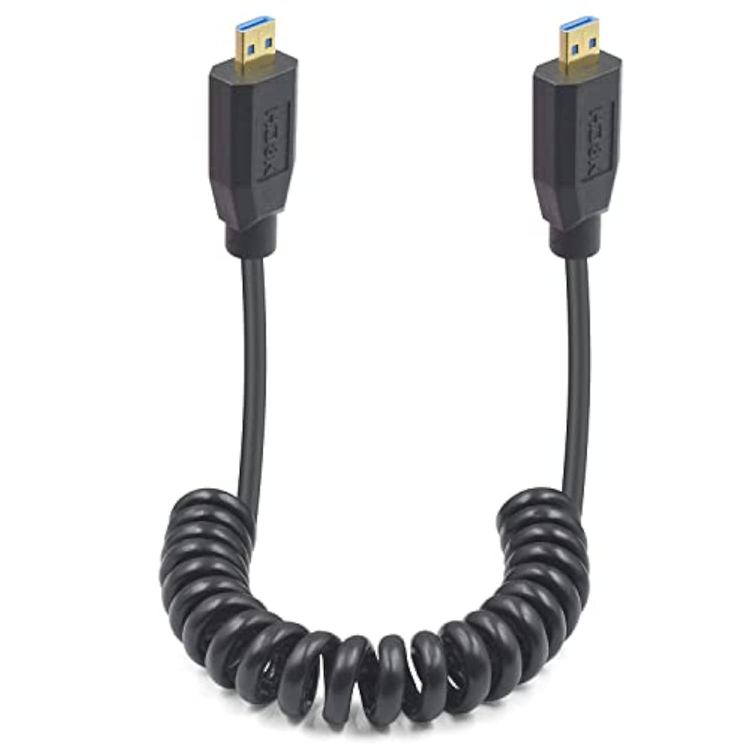 8K Coiled Micro Hdmi To Micro Hdmi 2.1 Cable, 48Gbps Extreme Thin Micro Hdmi M