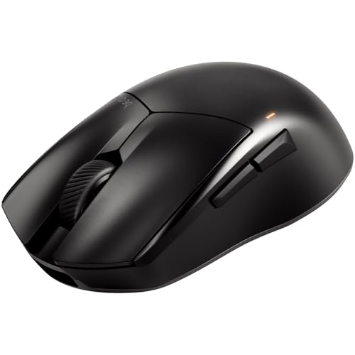 be quiet! Dark Perk Ergo PC Gaming Mouse, 55g Lightweight, Ultra-Long Wireless Battery Life, 8,000Hz Polling Rate, PixArt PAW3950 Sensor, 32,000 DPI,