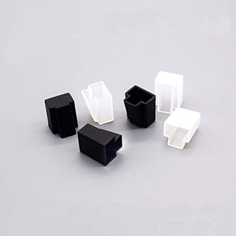 50 Pack Rj45 Connectors Dust Cover Protector Ethernet Cable Plug Protective Ca