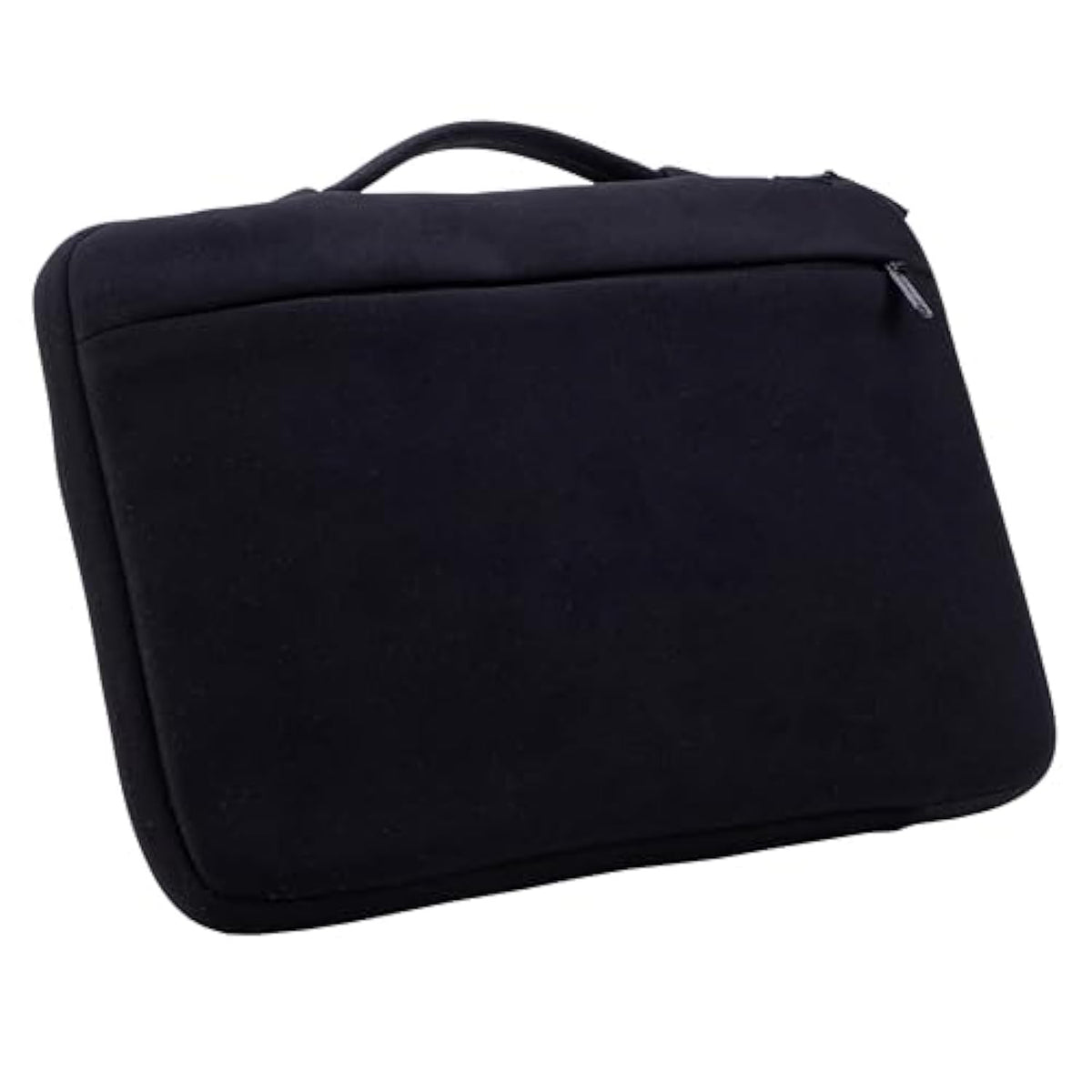 Case-It Neoprene Padded Laptop Sleeve | Holds Up To 13 Inch Laptop/Tablet | Easy Handle To Carry | External Zipper Pocket | Laptop Protector | Lap-514-Neo Black