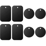 Universal Metal Plate Magnetic Phone Mount - Pack of 8