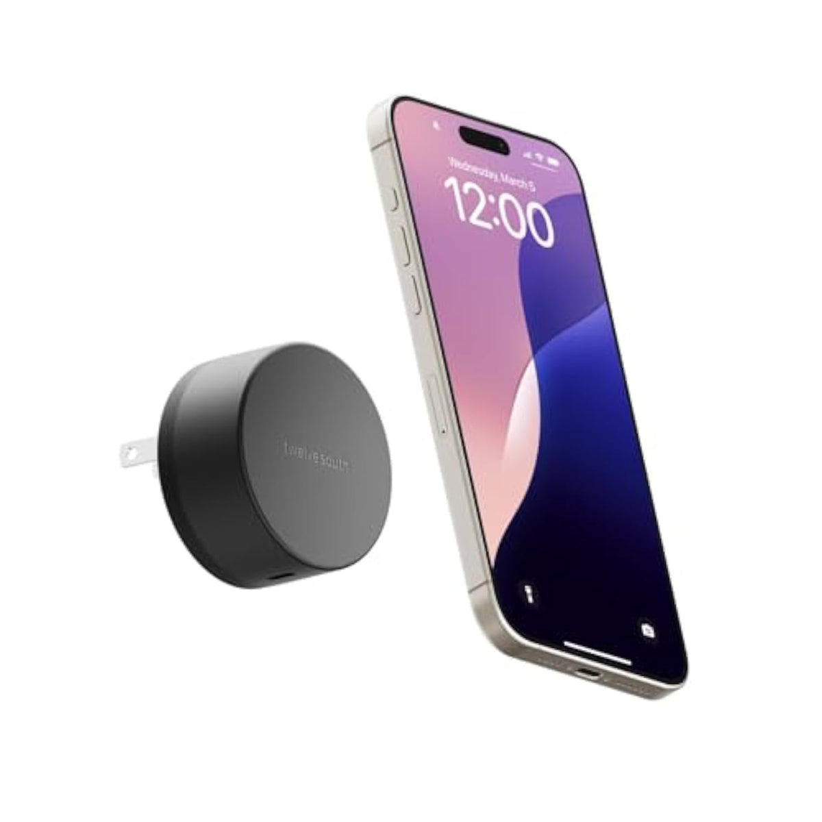 Powerbug Qi2 Magnetic Wireless Charger & 35W Usb-C Hub, Slate — Works With Magsafe, Pixelsnap, And Qi2 Magnetic Phones, Slate