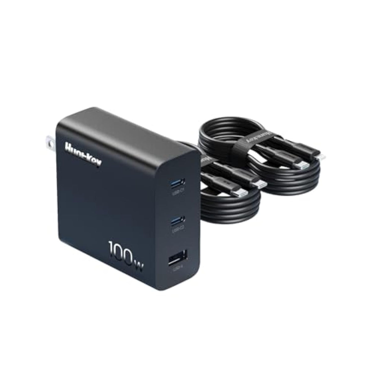 100W Usb C Charger, Gan Type C Fast Wall Charger For Macbook Pro/Air, Google P