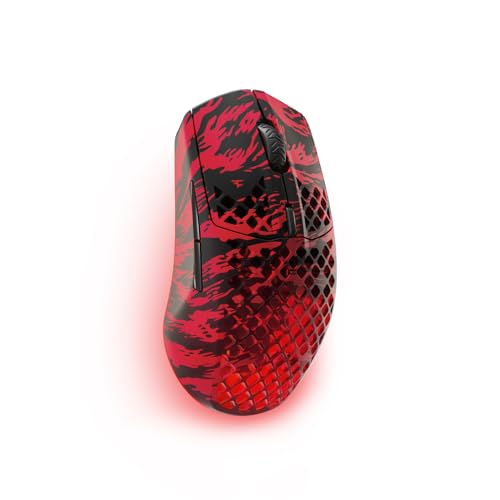 Aerox 3 Wireless: Faze Clan Edition  Holey Rgb Gaming Mouse  18K Dpi Truemove Air Optical Sensor  Ultra-Lightweight Water Resistant Design
