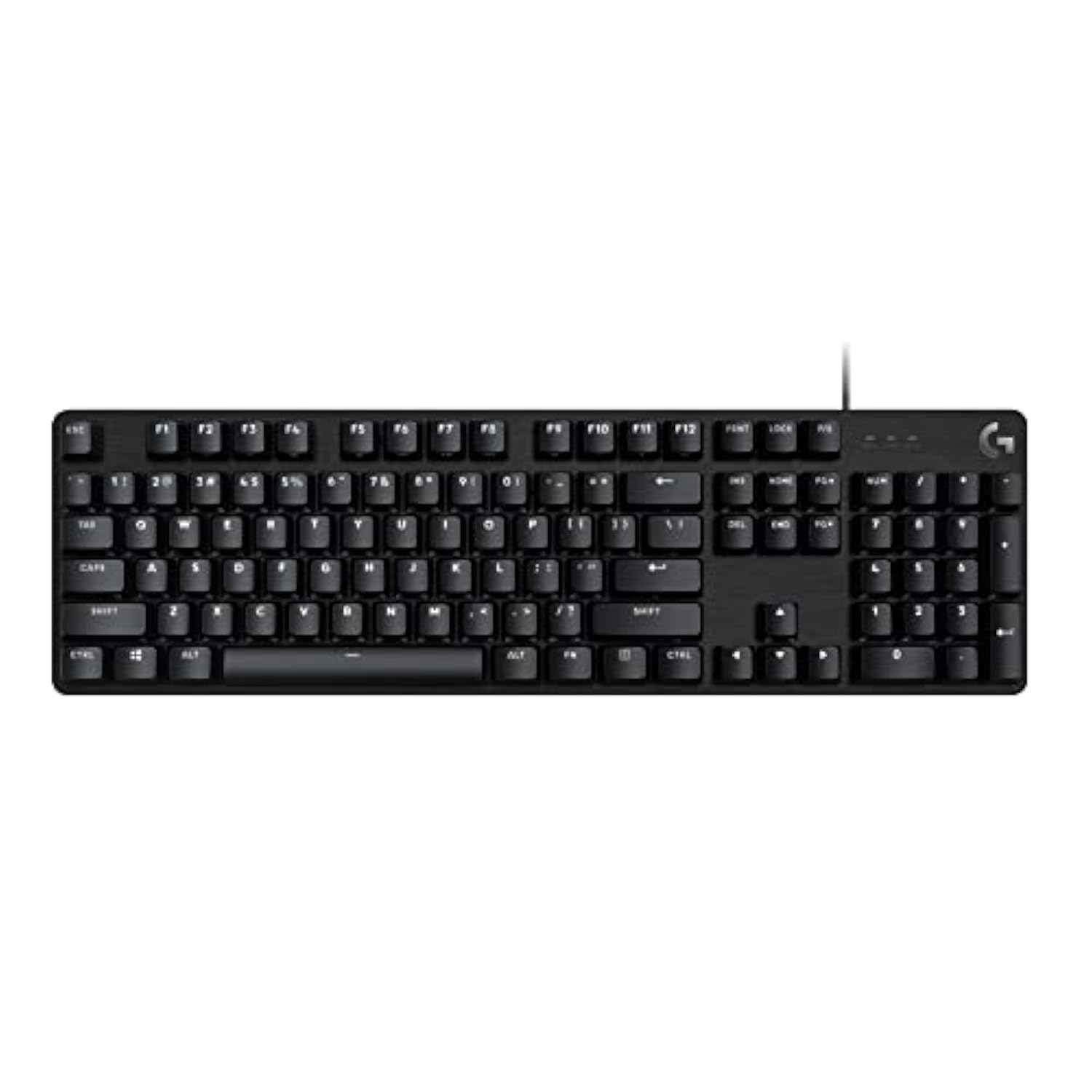 413 Se Full-Size Mechanical Gaming Keyboard - Backlit Keyboard With Tactile Mechanical Switches, Anti-Ghosting, Compatible With Windows, Macos - Black Aluminum