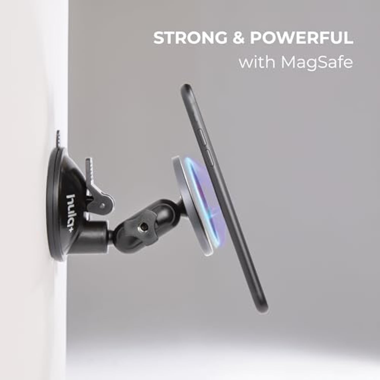 MagSafe Phone Holder, Portable Stand for Shower, Mirror, Kitchen, & Bathroom