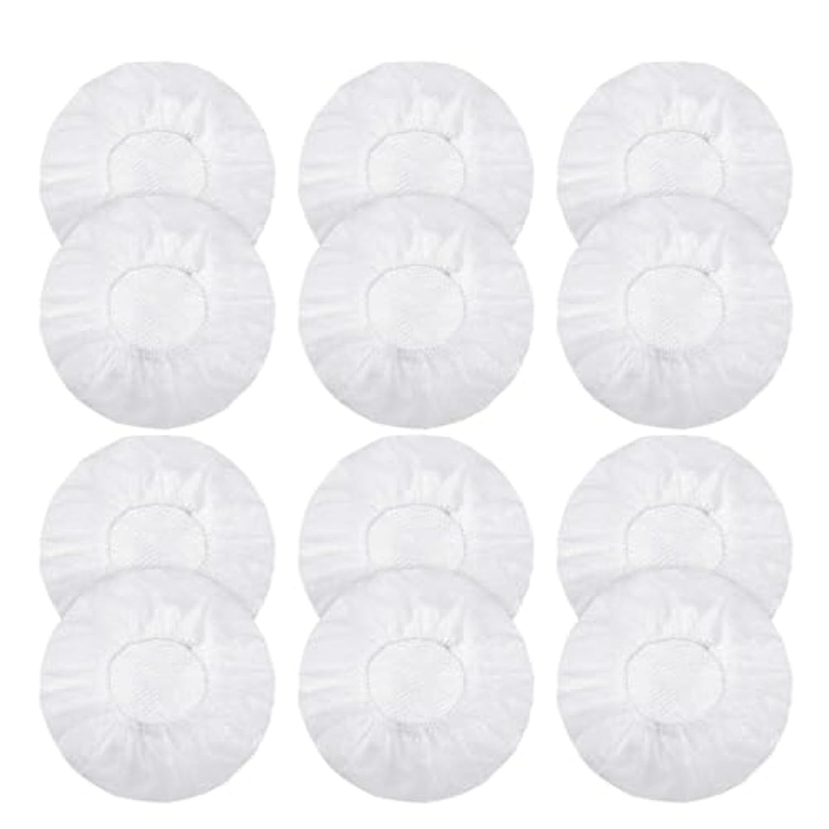 100Pcs Disposable Dustproof Sweatproof Covers 100-120Mm White Elastic Headphone Cap Electronics Earbuds Accessories