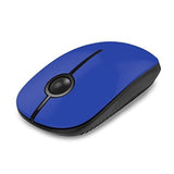 Wireless Mouse, 2.4G Slim Portable Computer Mice With Nano Receiver For Notebo