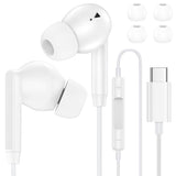 USB C Earphones Wired Headphones for iPhone 17 17 Pro Max Plus Air 16 16e 15  Ear Buds USB C Wired Earbuds Type C Headphones for Galaxy S26
