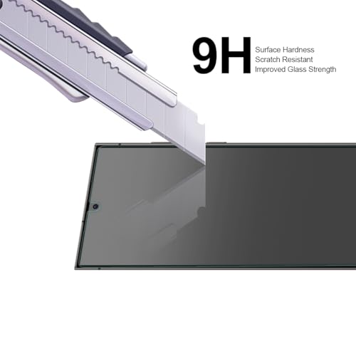 (2 Pack) Designed For Samsung Galaxy S25 Ultra Tempered Glass Screen Protector, Anti Scratch, Bubble Free