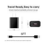 Wall Charger & Micro Usb Cable Charging Cord Fit For Alcatel Go Flip, Go Flip 3, Go Flip V,Att Cingular Flip 2/3 Iv, My Flip 2 A406Dl, Smart Flip 4052R 4051S 5044C 5002R, 1X 1C 1S X1,Tcl A2/A3 Phone