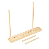 12 Sizes Adjustable Wood Balloon Sizer Ruler - Measurement Tool For Balloon Decorations, Arches, Columns, Rings, Towers (0-12 Inch)