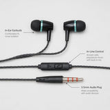 Wired Earbuds Headphones 6 Pack With Microphone,Heavy Bass Earphones, Bulk Earbuds With Noise Isolating, Compatible With Iphone,Ipad And Android Devices, Mp3, Fits All 3.5Mm Devices