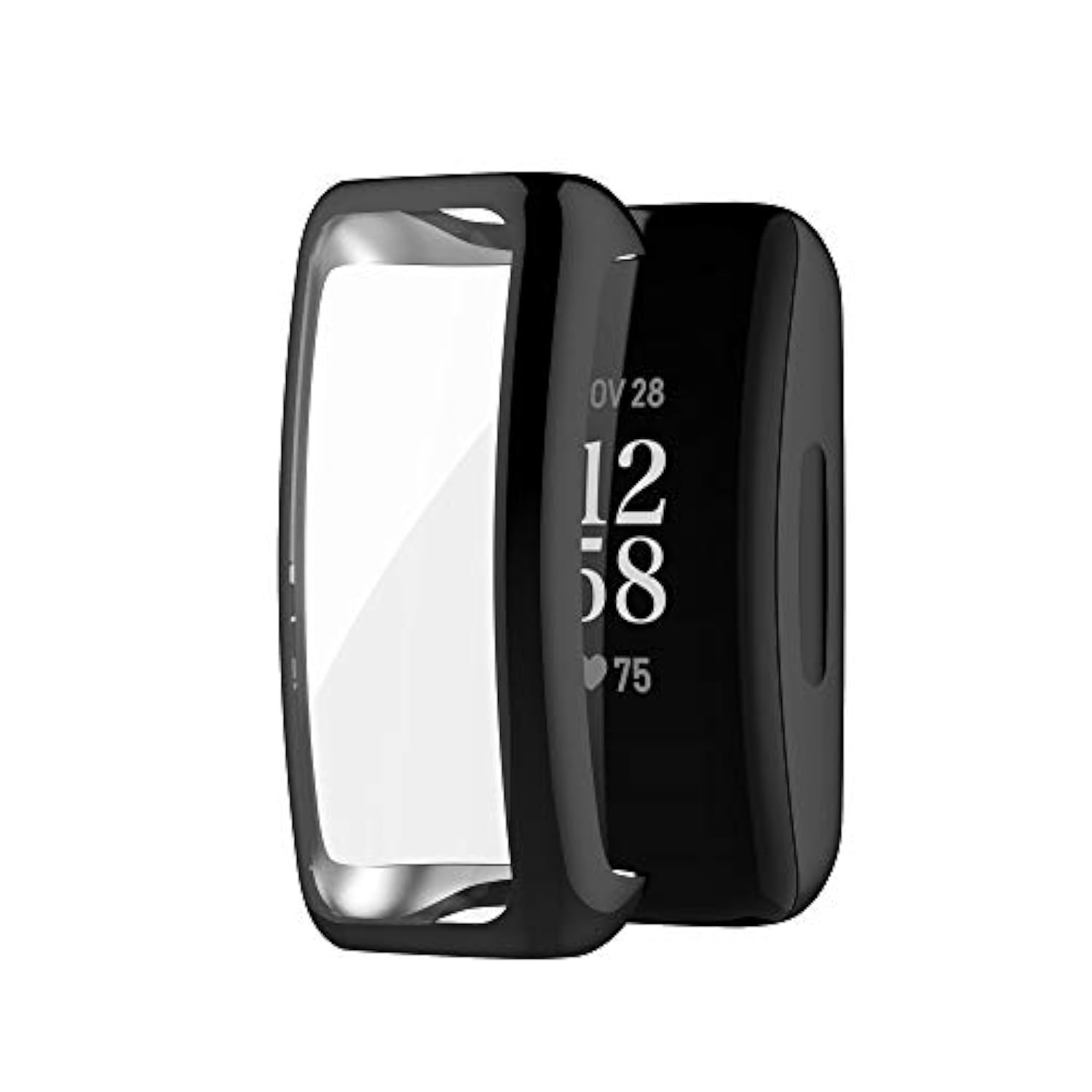 Compatible With Fitbit Inspire 3/Inspire 2 Screen Protector Case, 7 Metal Colour Full Coverage Soft Tpu Shockproof Case Protective Screen Cover Bumper Shell For Inspire 3/Inspire 2 Hr