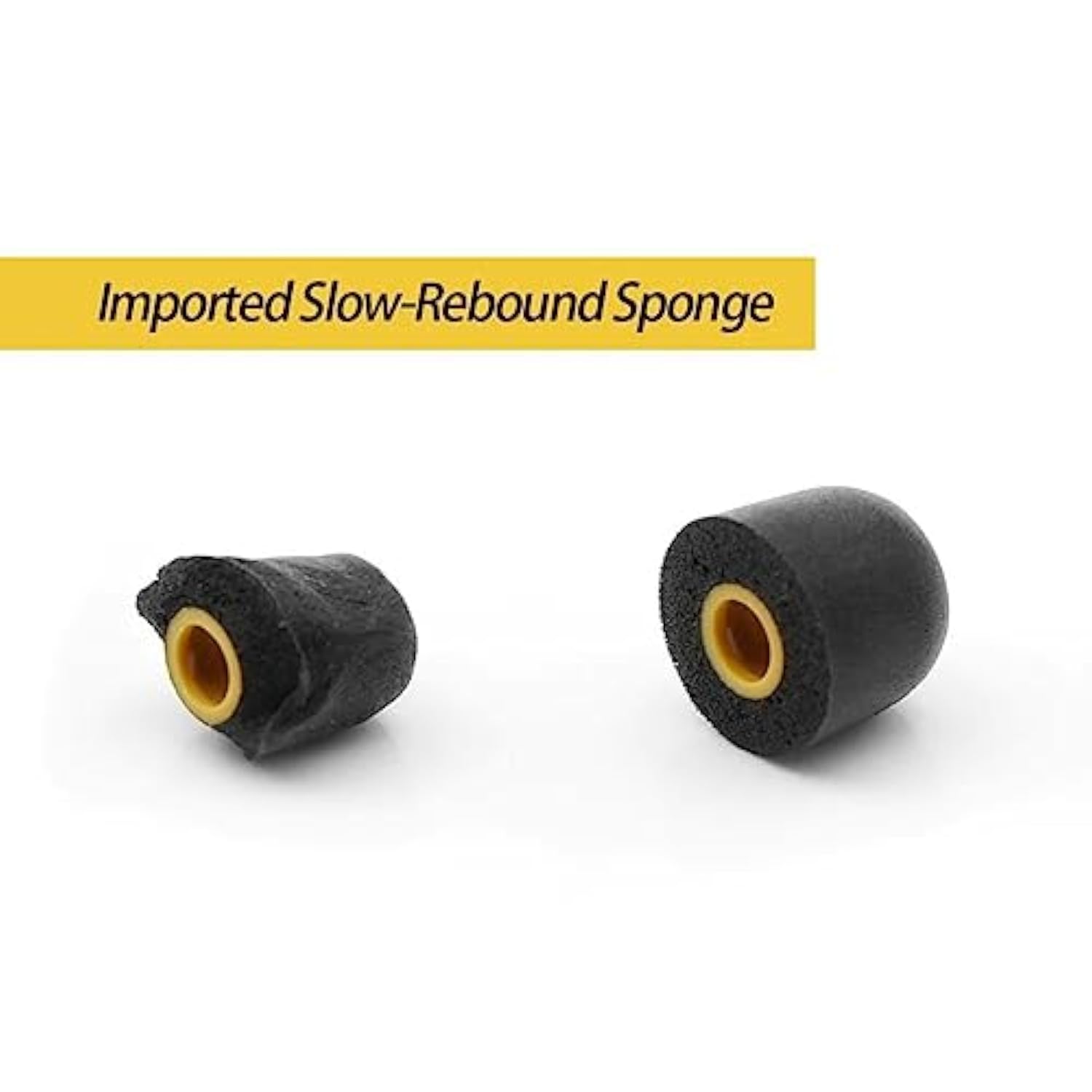 Tripowin Tp45 Spiral Groove Memory Foam Eartips, 2 Pairs In Ear Monitor Ear Plugs Suitable For 4.5Mm-6.5Mm Earphone Nozzle (M)