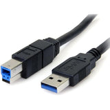 10 Ft Black Superspeed Usb 3.0 Cable A To B - M/M- For P/N: Pciusb3S4 - Pexusb