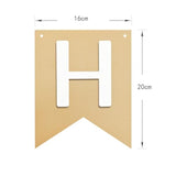 Brown Green Happy Birthday Banner Theme Party Supplies Handmade Garland Decorations Birthday Tropical Signs Nursery Hanging Decor 13Pcs