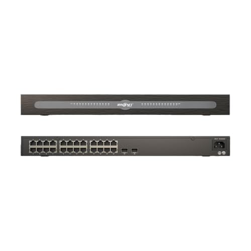 24 Port Gigabit Unmanaged Ethernet Network Switch Provide 10/100/1000Mbps For Office, Home