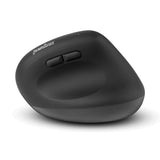 Perimice-608Ii Wireless Vertical Mouse, 2.4Ghz, 6 Buttons, Adjustable Dpi 800/1200/1600/2400, Right-Handed Design, Usb Receiver, Black