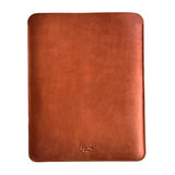 Genuine Vintage Leather Sleeve Case For 13-Inch Macbook Air/Pro 2018-2026 M1 M2 M3 M4 / 13 Macbook Pro M1 M2 M3 M4 Max (2018-2026) (Vertical, Cognaq)